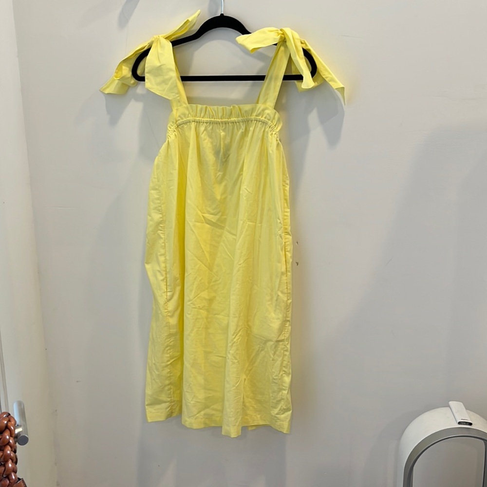 JCREW lightweight yellow dress